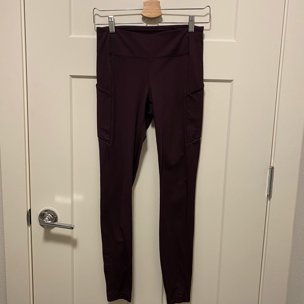 Deep Purple Lululemon Running Leggings
